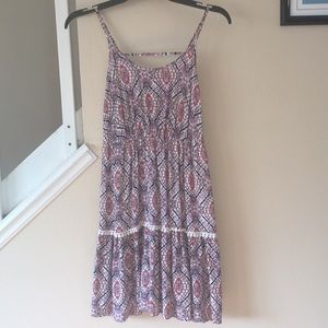 Boho style mini dress, size XS